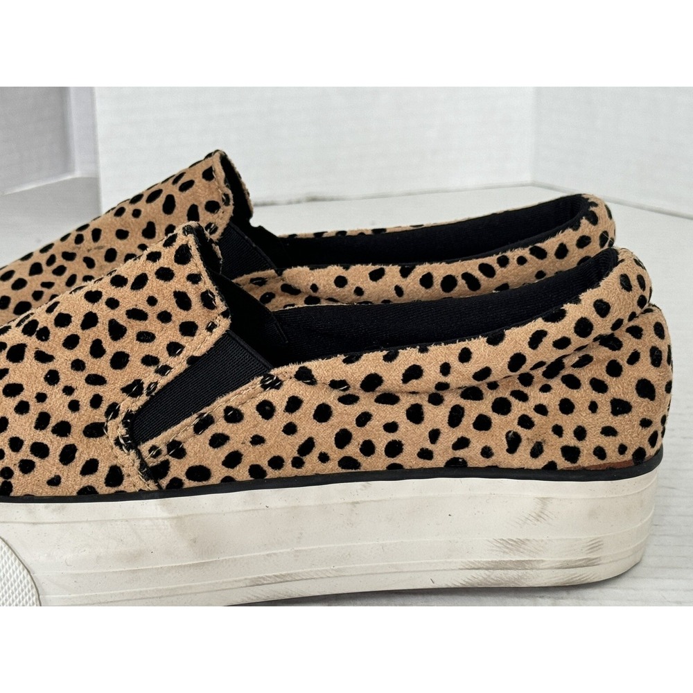 RESTRICTED Sneakers Womens Size 8 CHEETAH PRINT CHUNKY SLIP ON - Picture 11 of 16